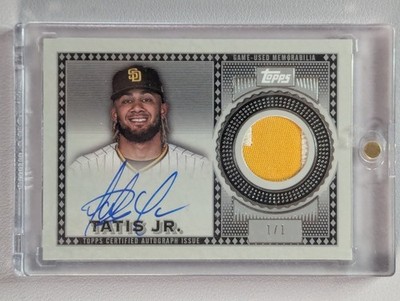 Fernando Tatis Jr 2021 Topps Series 1 Reverence Flagship Auto Patch 1/1 #RAP-FTA