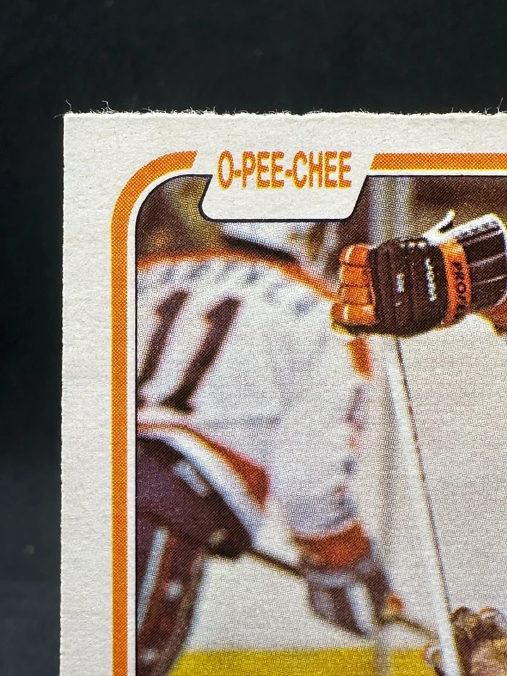 O-Pee-Chee 1981-82 OPC Wayne Gretzky #125 Super Action Engrasadores Foto 2 de 4