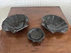 Three Wedgwood Shell Trinket Dishes