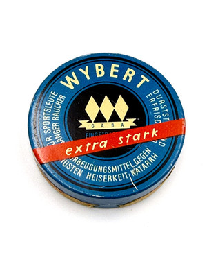 Wybert GABA Dreirhombenmarke extra stark Blechdose 5,5cm ''Ausf...verboten'' #2