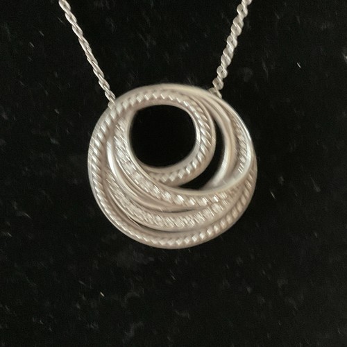 NWT STUNNER BRIGHTON NEPTUNE'S RINGS SHORT ROUND SILVER CRYSTAL NECKLACE SP: $78 - Picture 4 of 8