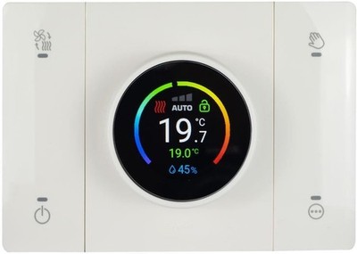 Smart Vernetzter Mesh Chronothermostat T44 230V Weiß Domus AVE 441CRT-W