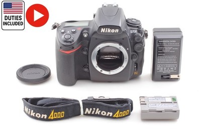 [MINT + Strap Battery Charger] Nikon D700 FX 12.1MP Digital SLR DSLR From JAPAN