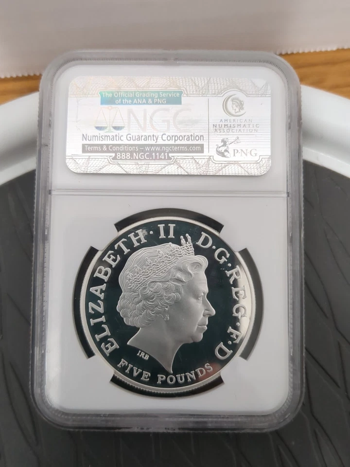 Piefort G Britain S5PND 2012 cuenta regresiva de los Juegos Olímpicos, NGC PF 70 Ultra camafeo Foto 3 de 4