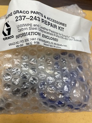 Genuine Graco 237243 237-243 33:1 UHMWPE LTHR repair kit