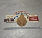 VINTAGE 1940'S COCA COLA COMMUNICATION SODA POP 22.5" KAY DISPLAYS WOOD SIGN