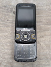 Sony Ericsson Vintage Cell Phone Black 3.2MP Camera UNTESTED