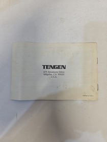 Pac-Man Tengen (Nintendo NES, 1989) Game And Manual Only Cleaned And Tested 