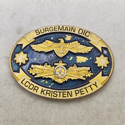 US Navy Portsmouth Naval Shipyard Surgemain OIC Challenge Coin