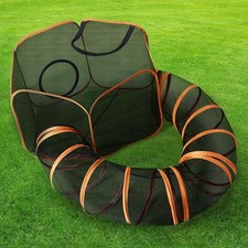 Outdoor Cat Enclosure with Circle Tunnel for Kitten Kitty Run - Portable Cat ...