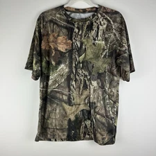 Magellan Outdoors Hunt Gear Realtree Camouflage Hiking Hunting Shirt Mens Medium