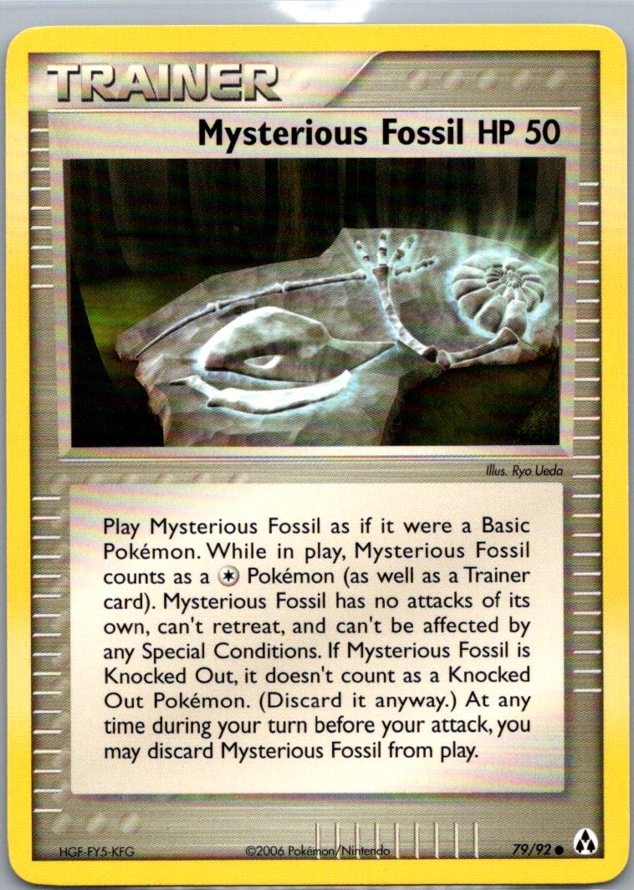 Mysterious Fossil 79/92 Common Legend Maker NM
