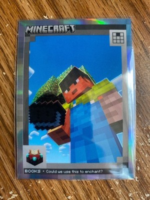 2024 Panini Minecraft Books #155 Prizm Optichrome 98/149 Could we use to enchant