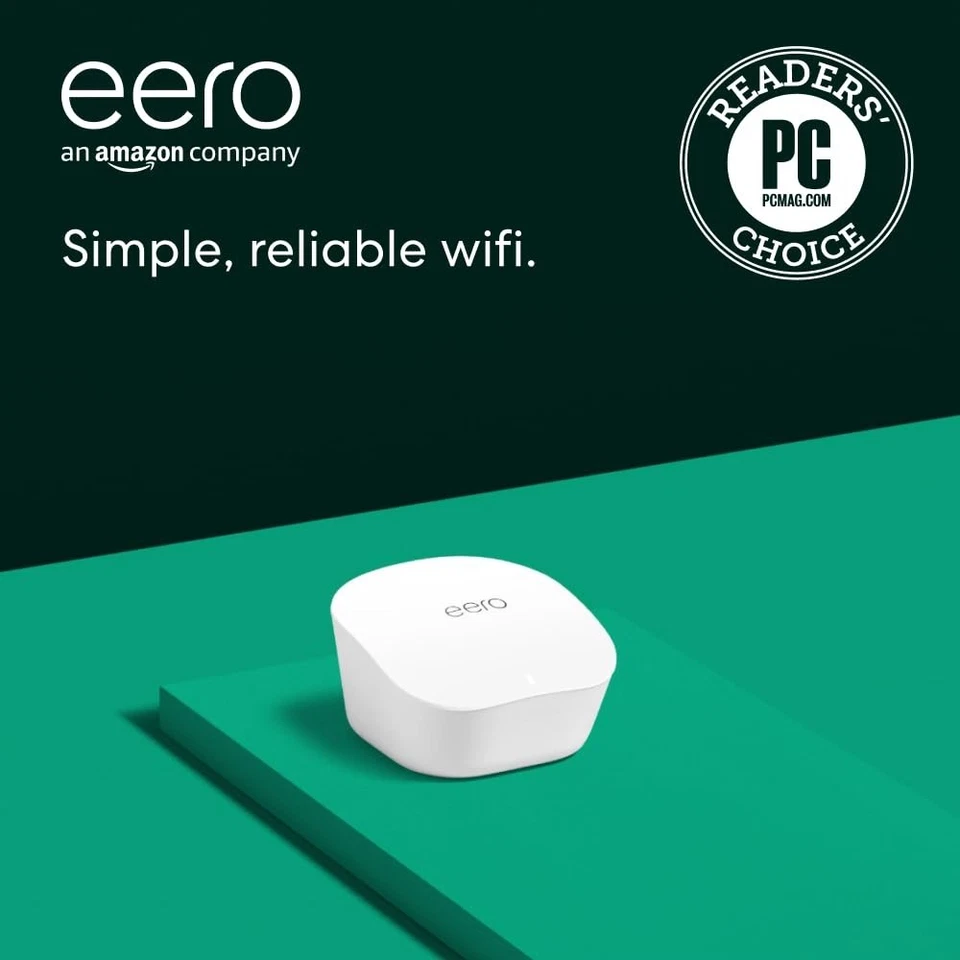 Amazon eero mesh wifi router, Supports plans up to 550 Mbps, 1500 sq ft coverage - Image 2 of 4