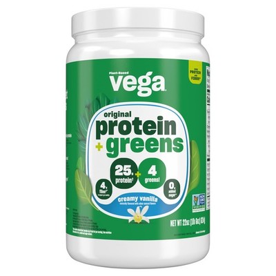 Protein and Greens Protein Powder, Vanilla - 20g Plant Based Protein Plus Veg...