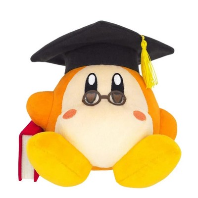 Official Licensed Kirby Plush Doll Wadde Dee Wise 5'' Plush Toy Graduation Plush