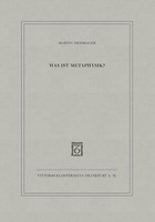 Was Ist Metaphysik? | Heidegger, Martin | Kartoniert | 9783465035176