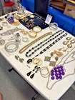 Lot Of Vintage Jewelry Junk Drawer  Costume Necklaces Earrings Bracelets (14KT )