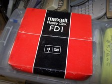 Box of sixteen 8 Inch Floppy Disks for Radio Shack Computer - SOLD AS IS