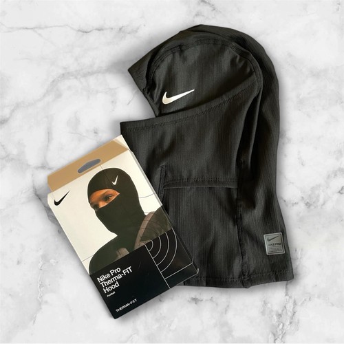 Nike Pro Therma-Fit Hyperwarm Hood Skimaske Schwarz Neu Mit Karton Schneller Versand