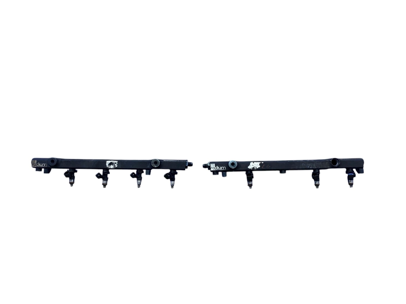 LAMBORGHINI HURACAN AWD 5.2L LEFT RIGHT SIDE ENGINE MOTOR FUEL RAIL SET *BURN*
