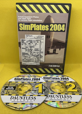 SimPlates 2004 (Windows PC 2-Disc CD-ROM Set, 2003, Dauntless Software)