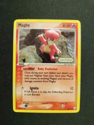 Magby 58/92 | EX Legend Maker | Reverse Holo | Stamped | Pokemon Card | NM