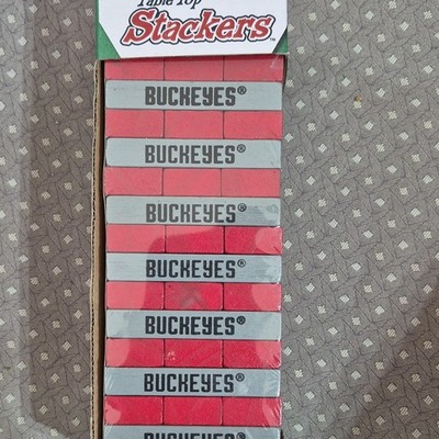 University Collection Table Top Stackers Ohio State Buckeyes Stacking Game