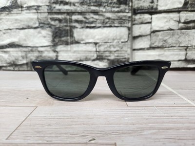 Vintage Ray-Ban Original Wayfarer B&L 5022 Black Sunglasses Made