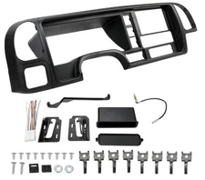 Double Din Dash Panel Compatible with 1995-2002 GMC Truck SUV Radio Stereo Wire