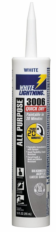 3006 Quick Dry All Purpose Adhesive Caulk White