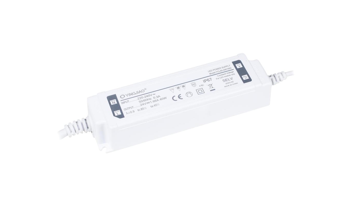 YCL40 LED Power Supply 24V 1.66A 40W IP67 YCL40-2401660