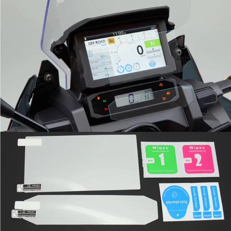 for Honda CRF1100L africa twin Cluster Scratch Protection Film Screen Protector - Image 2 of 4