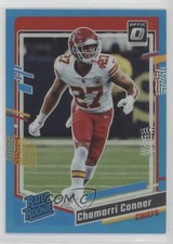 2023 Panini Donruss Optic Rated Rookie Aqua Prizm /299 Chamarri Conner #255 11sc