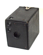 Kodak No. 0 Brownie Model A Box Camera in GREAT CONDITION. Shutter Fires.
