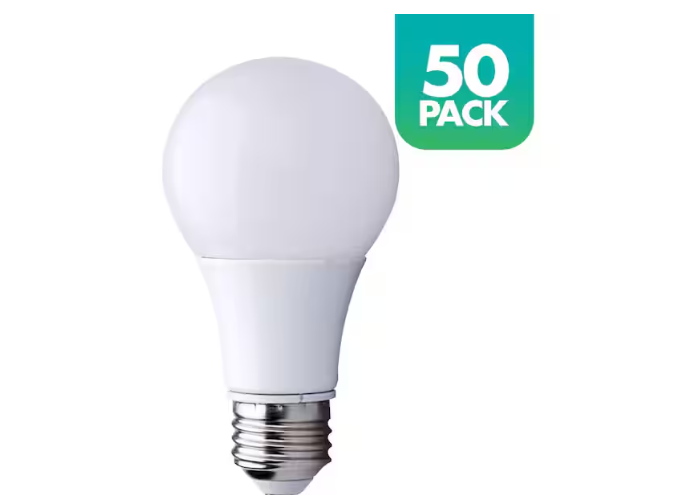 50-PACK Simply Conserve 60-Watt Equivalent A19 Dimmable LED Light