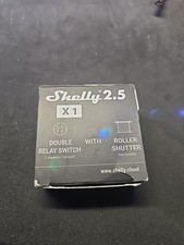 Shelly 2.5 Double Relay Switch and Roller Shutter WiFi Open Source