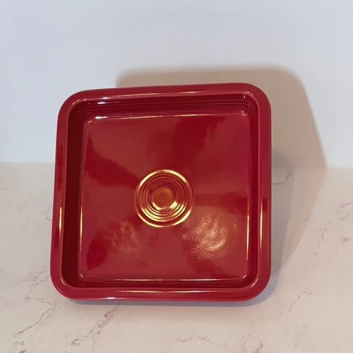 Fiesta Ware Rare Napkin Utility Tray Scarlet