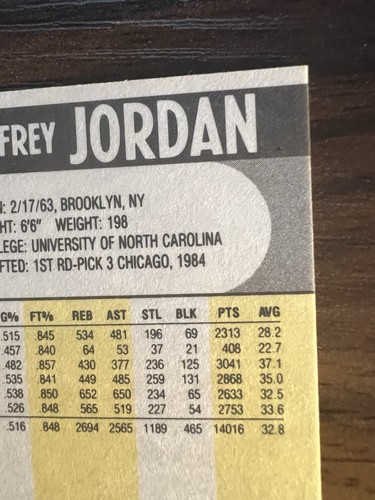 Tarjeta Fleer #26 Michael Jordan 1990-91 Chicago Bulls - Imagen 10 de 10
