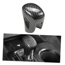 povtii Car Shift Knob Cover, Shifter Cap for CRV HRV 2023 2024 2025 Civic Black
