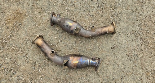 NISSAN Z33 350Z 2006 3.5 PETROL MILLTEK PAIR OF CATALYTIC CONVERTERS - Picture 2 of 8