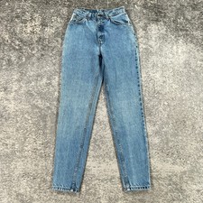 Vintage Levis Orange Tab Jeans Womens 5 Med Slim Fit Taper Blue Stone Wash 90s
