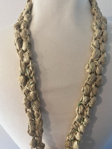 Vtg Sisal Market Jute Tote Bag Art Woven Raffia Bucket Crossbody Boho Bag - Picture 3 of 9