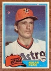 1981 Topps Baseball Card #240 Nolan Ryan | Houston Astros | HOF