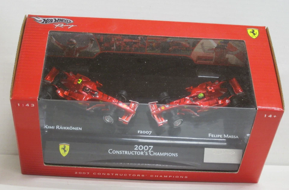 Ferrari F2007 Formel 1 Constructor's Champions 2007 Box Hot Wheels 1:43 limited - Bild 3 von 4