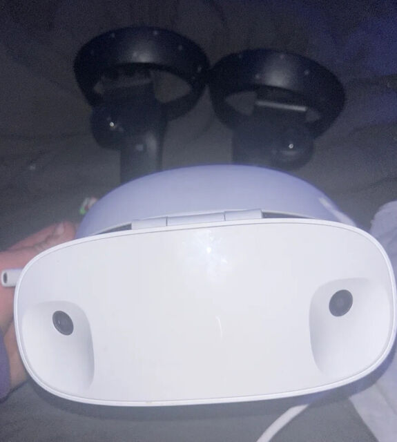 Dell VRP100 Visor With Controllers Virtual Reality Awesome Adjustable head set Dell VRP100 Visor With Controllers Virtual Reality Awesome Adjustable head set