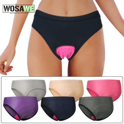 WOSAWE Damen Radsport Unterwäsche Unterhose 3D Gel gepolstert Bike  Fahrradshorts
