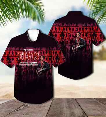Elvis Presley Music Hawaiian Shirt From Elvis In Memphis