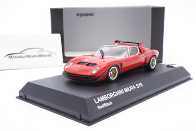 Lamborghini Miura SVR - Red/Black - 1:43 - 1:43 - Kyosho (KS03203R)
