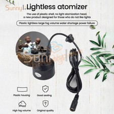 Fabricante de niebla ultrasónico DC 24V nebulizador fuente de agua estanque atomizador humidificador de aire
